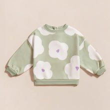 Charger l'image dans la galerie, Le sweat Sam en polaire recyclée - Anémones nuages