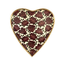 Charger l'image dans la galerie, Plateau émaillé coeur - Rose