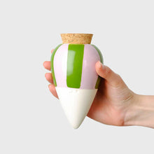 Charger l'image dans la galerie, Olla Rayé vert et lilas