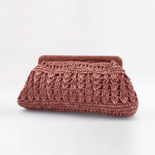 Charger l'image dans la galerie, Pochette Anouk Raphia terracotta - Maradji