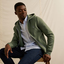 Charger l'image dans la galerie, Sweat à capuche zippé kaki