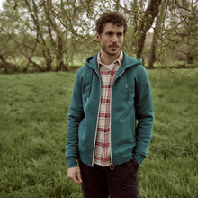 Charger l'image dans la galerie, Sweat à capuche zippé lagon FAGUO