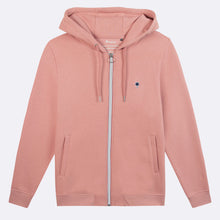 Charger l'image dans la galerie, Sweat à capuche zippé rose FAGUO