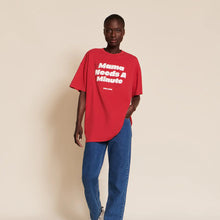 Charger l'image dans la galerie, T-shirt adulte - Mama needs a minute rouge