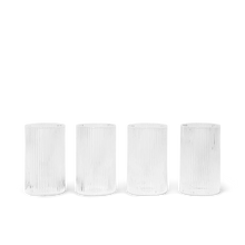 Charger l'image dans la galerie, Set de 4 verrines striés - Ripple