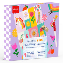 Charger l'image dans la galerie, Kit créatif Diamond Painting kids - Carnet secret