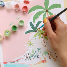 Charger l'image dans la galerie, Coffret de peinture au numéro -Bora bora