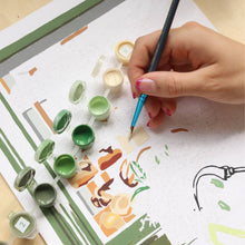 Charger l'image dans la galerie, Coffret de peinture au numéro - Boulangeries Parisiennes