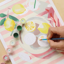 Charger l'image dans la galerie, Coffret de peinture au numéro - Citrons de Menton