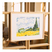 Charger l'image dans la galerie, Coffret de peinture au numéro - Cyprès aux blés d'or - Vincent Van Gogh