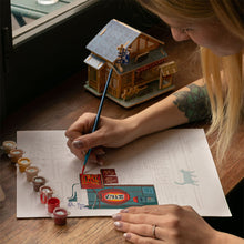 Charger l'image dans la galerie, Coffret de peinture au numéro - Izakaya