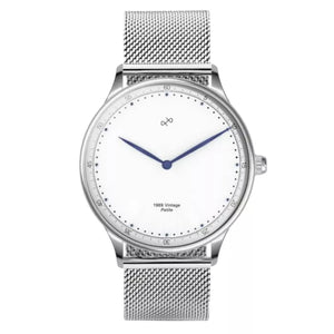 Montre About Vintage - 1969 Petite Silver/blanc