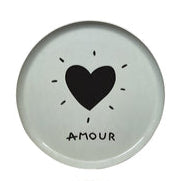 Plateau rond coeur