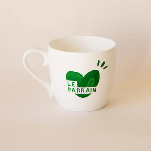 Le mug cœur Le parrain - Emoi Emoi