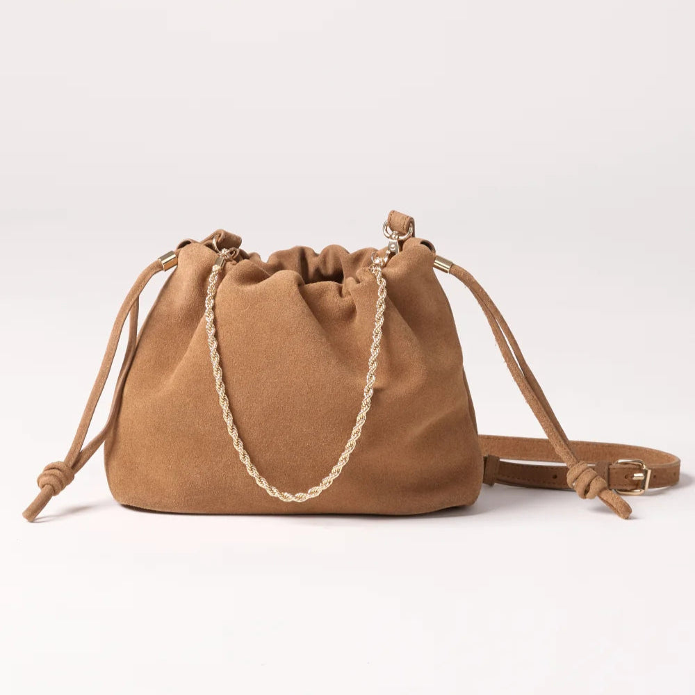 Sac à main pochette Tessa Fauve