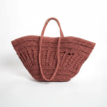 Charger l'image dans la galerie, Panier Albertine Raphia Terracotta- Maradji

