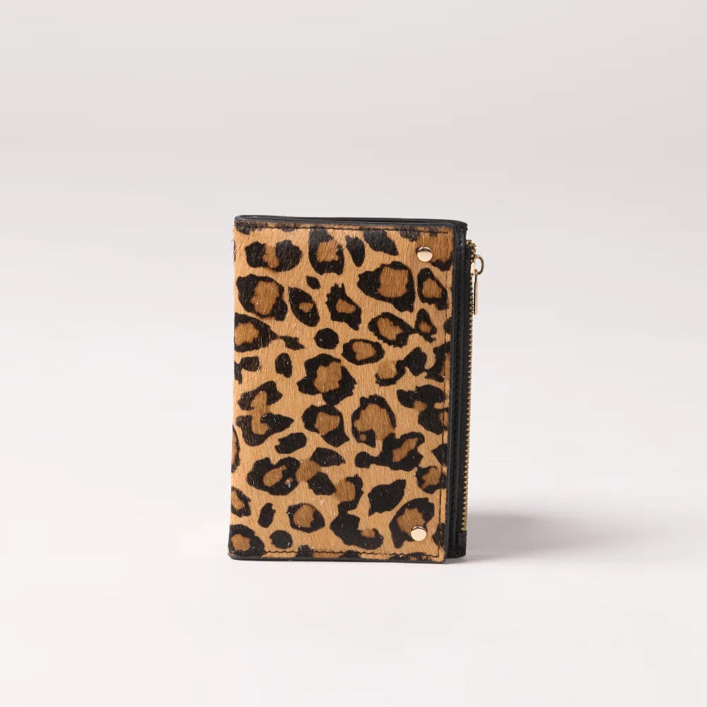Portefeuille cuir Norma Léopard