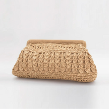 Charger l'image dans la galerie, Pochette Anouk Raphia naturel - Maradji
