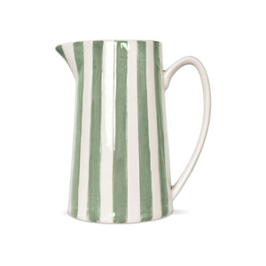 Pichet rayures matcha