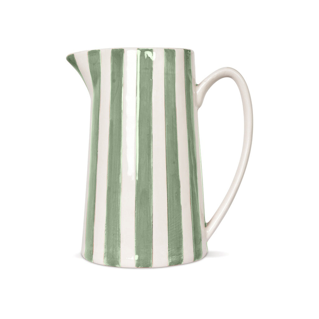 Pichet rayures matcha