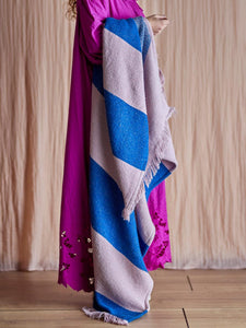 Plaid Cadeo bleu
