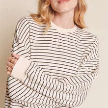 Charger l&#39;image dans la galerie, Le sweat Sky rayures en coton bio

