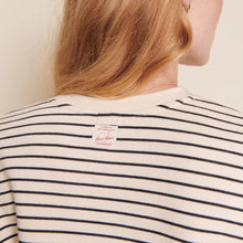 Charger l&#39;image dans la galerie, Le sweat Sky rayures en coton bio
