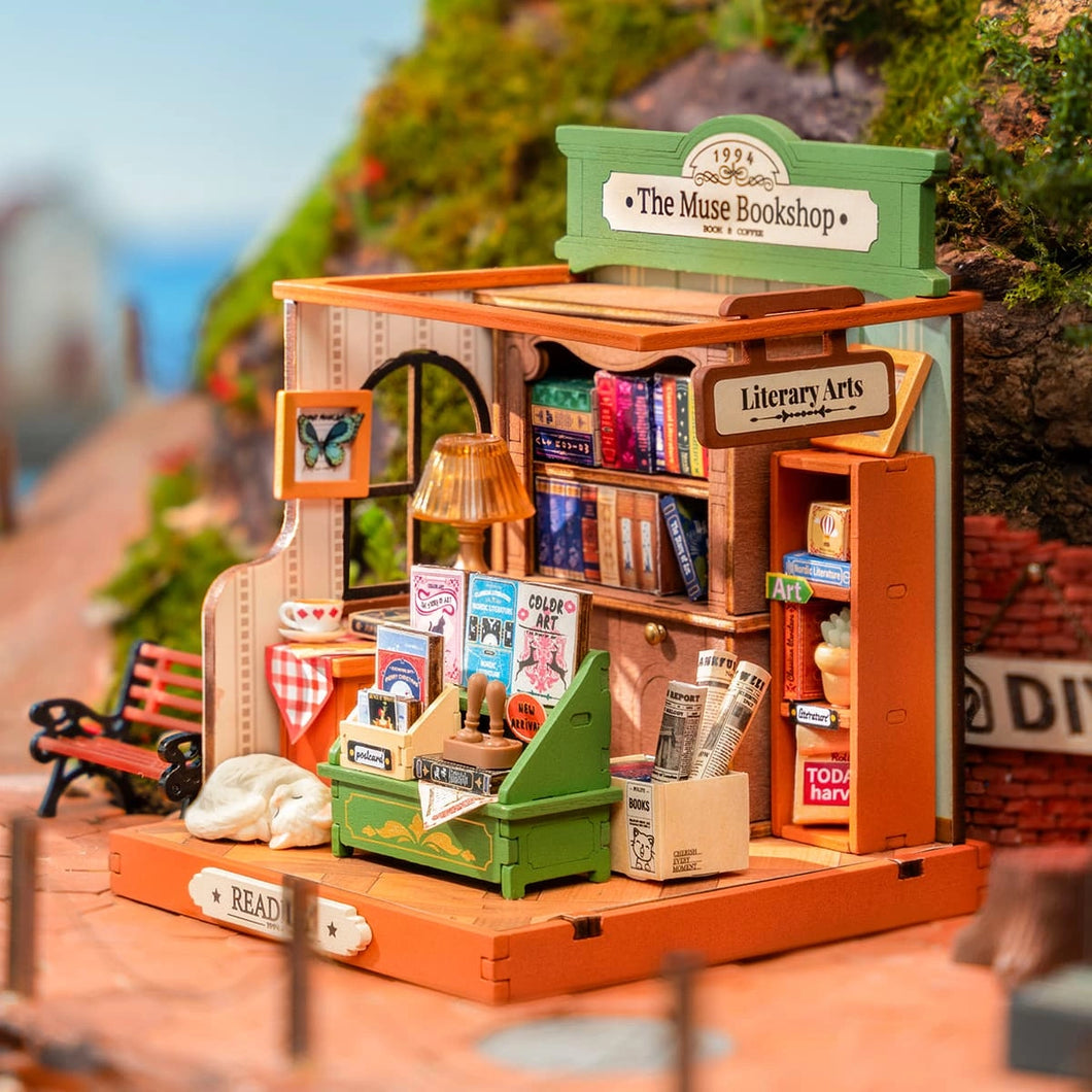 Maison miniature Rolife - The Muse bookshop
