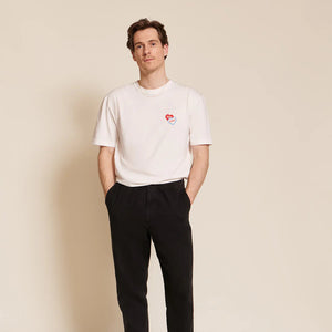 T-shirt adulte homme - Papa Cool 2 coeurs