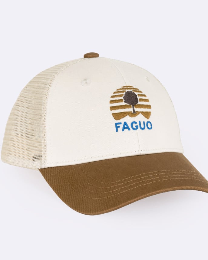 Casquette Cap Trucker camel - FAGUO