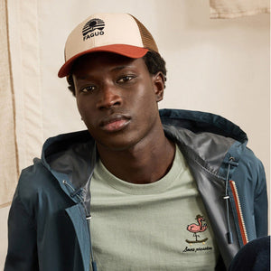 Casquette Cap Trucker terracotta - FAGUO