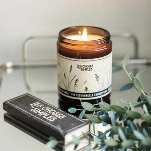 Bougie "Citronnelle" grand modèle - Les Choses Simples