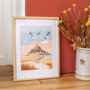 Coffret de peinture au numéro - Mont Saint-Michel