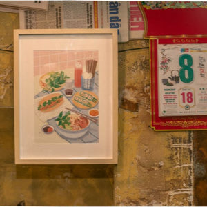 Coffret de peinture au numéro - Vietnamese food