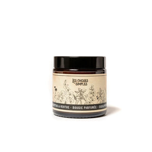 Bougie "Eucalyptus & Menthe" - Les Choses Simples