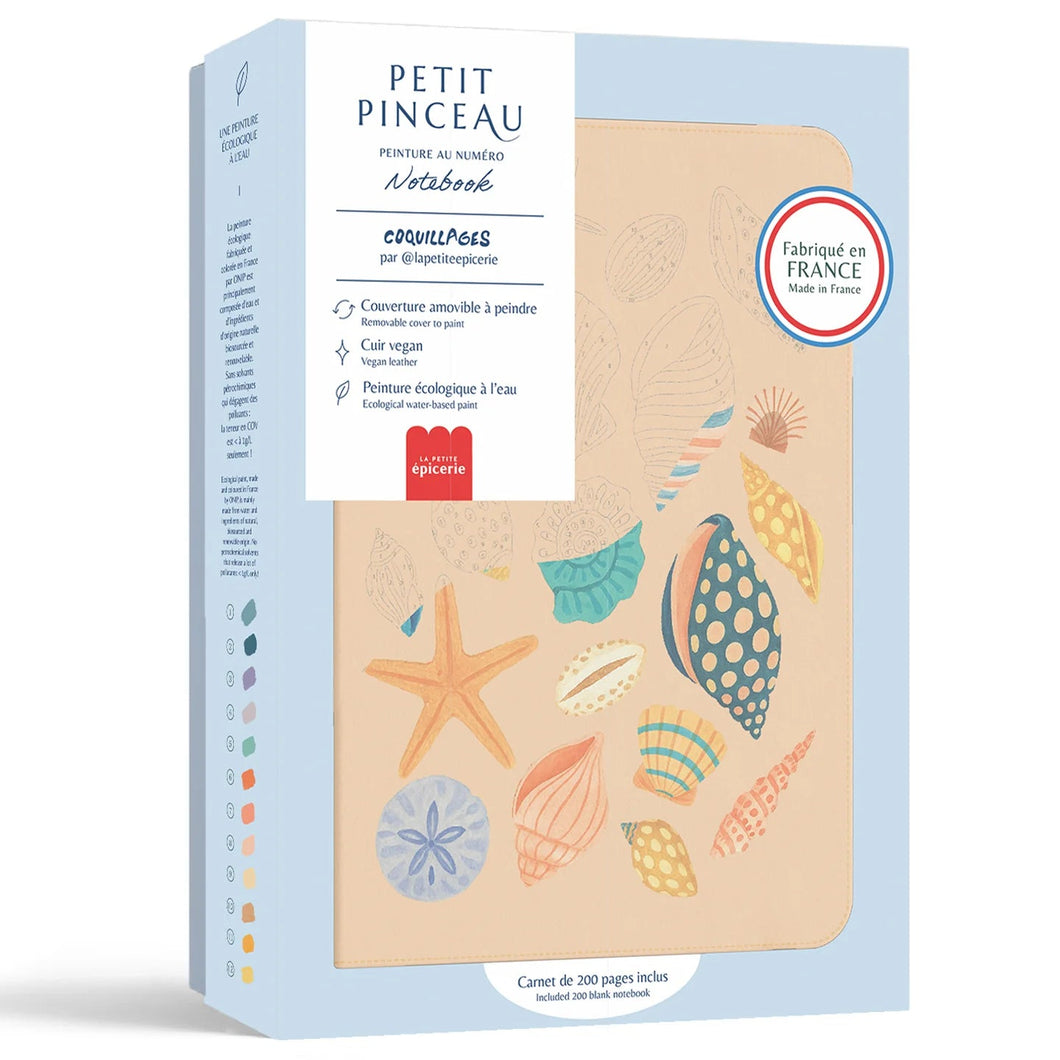 Notebook à peindre - Coquillages